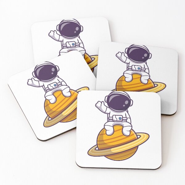 Item preview, Astronaut Sitting on a Planet Sticker designed and sold by rebel-store21.