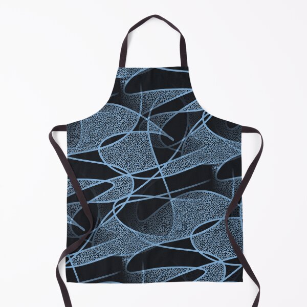 Item preview, Blue Scribble Line Pattern designed and sold by Artistestella.