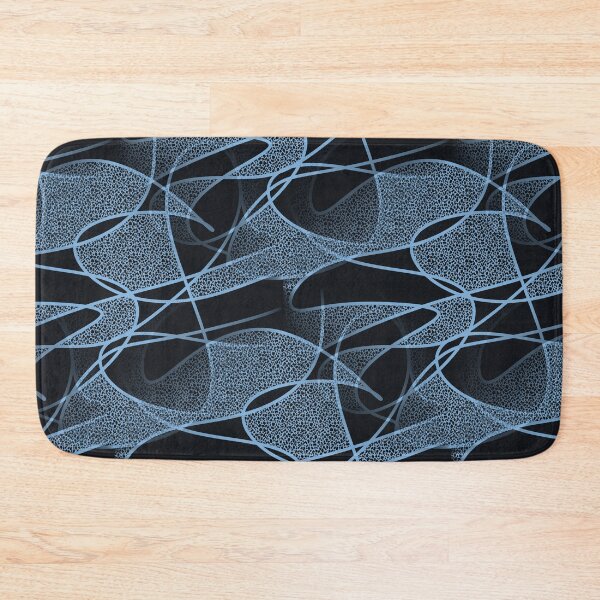 Item preview, Blue Scribble Line Pattern designed and sold by Artistestella.