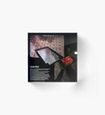 Open red (?) Acrylic Block