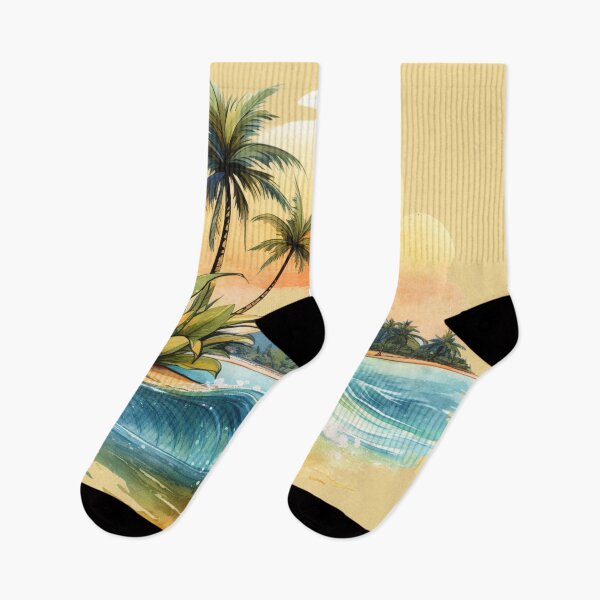 Item preview, Vintage Watercolor Beach Design designed and sold by GoodOldVintage.