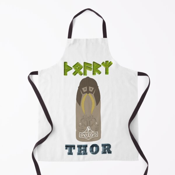 Item preview, THOR Old Norse God with Elder Futhark Runes designed and sold by SWATARA.