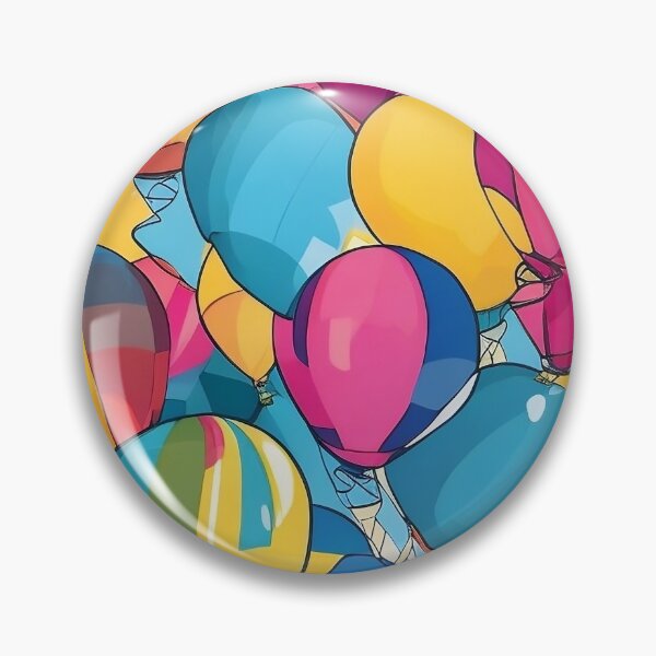 Artikelvorschau, Pop-Art-Ballon-Fiesta – Bunte Muster schweben mit verspielter Eleganz entworfen und verkauft von Freak-Scene.