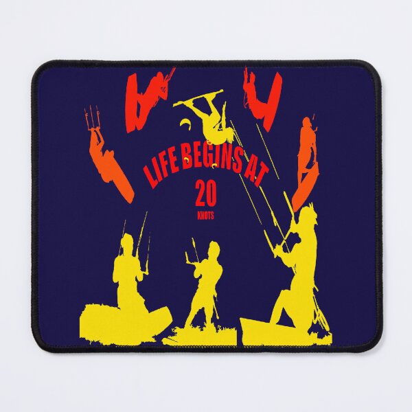 Item preview, Kiting Life Begins At Twenty Knots Kitesurfer Fun Quote 6 designed and sold by taiche.
