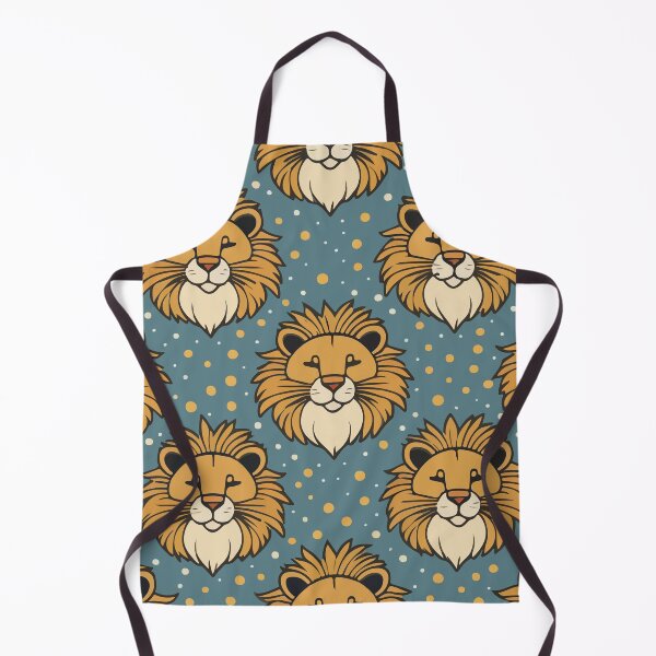 Item preview, Lions cute cartoon pattern artwork designed and sold by LIRAZ ZIV.