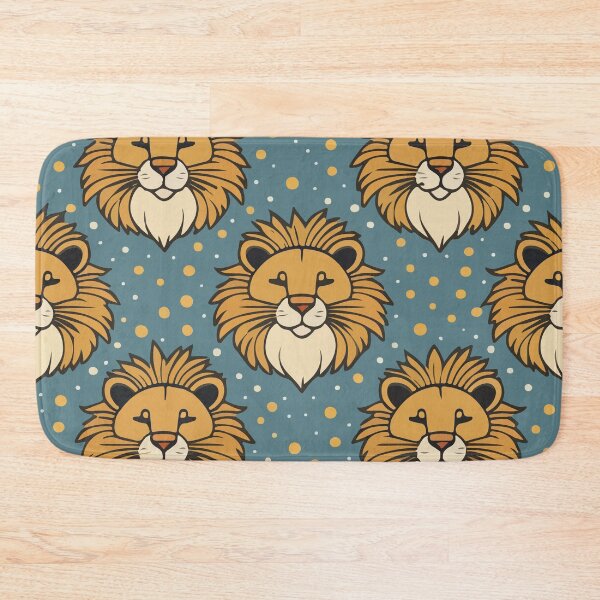 Item preview, Lions cute cartoon pattern artwork designed and sold by LIRAZ ZIV.