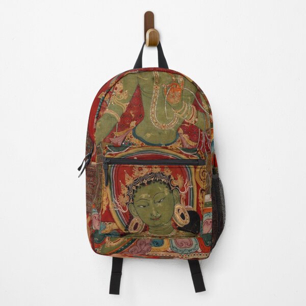Item preview, Thangka Green Tara on Silk designed and sold by Mulan-Prints.