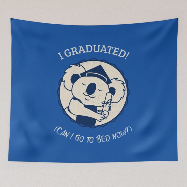 Item preview, I GRADUATED! Can I go to bed now? Classic Koala funny T-Shirt  designed and sold by Rodayna Elnaggar.