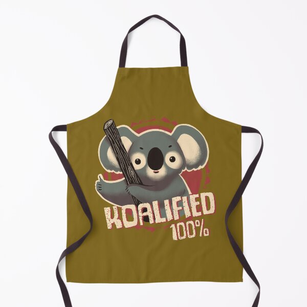 Item preview, Koalified 100% - Funny Pun - Qualified Seal of Approval - Cute Koala designed and sold by BlancaVidal.