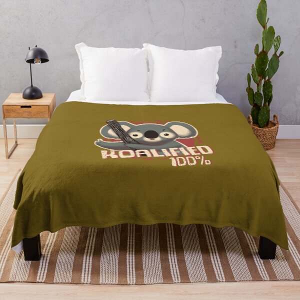 Item preview, Koalified 100% - Funny Pun - Qualified Seal of Approval - Cute Koala  designed and sold by BlancaVidal.