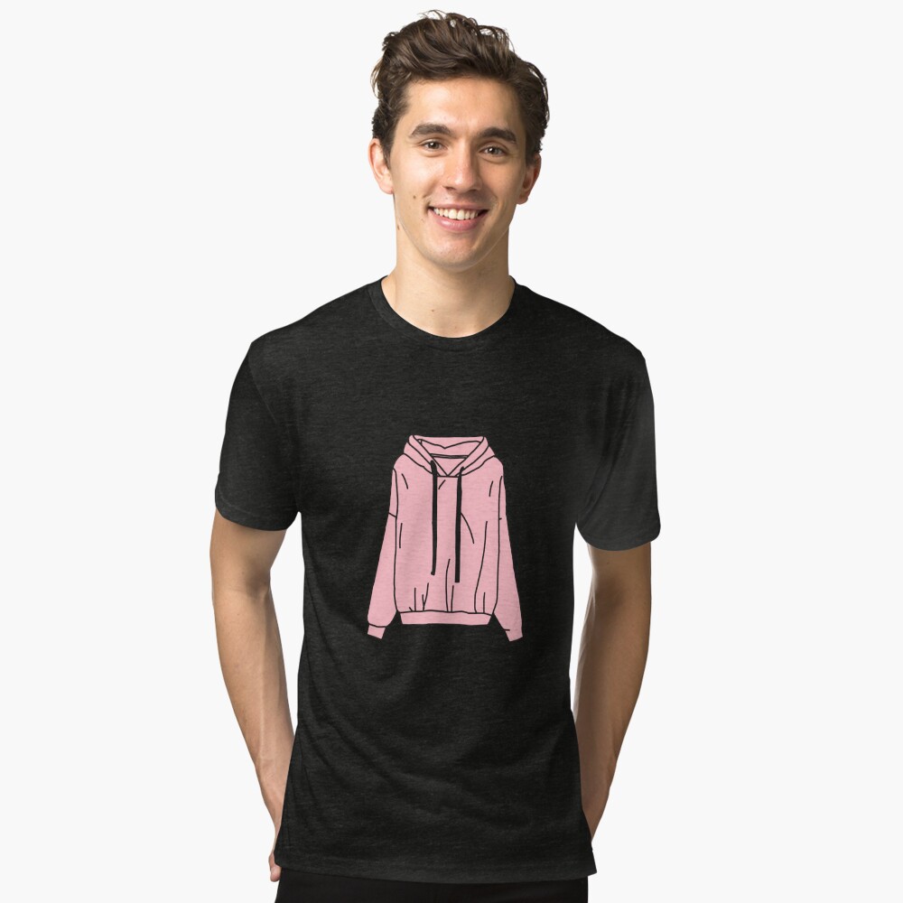 T-shirt Aesthetics Hoodie Top, pink sticker, logo, computer