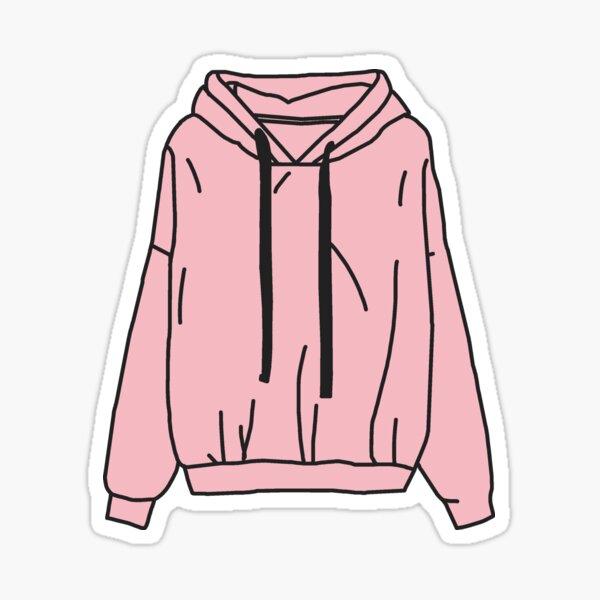 Aesthetic Pink Pullover Hoodie