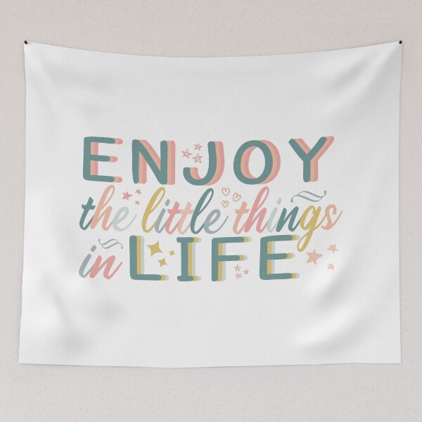 Item preview, Enjoy The Little Things in Life designed and sold by MOONINSPIRATION.
