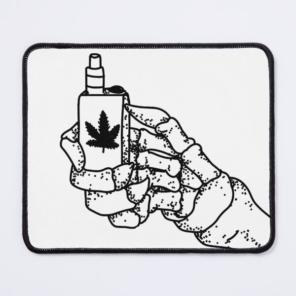 Item preview, Skeleton Hands Weed Lighter (Minimal Version) designed and sold by DaFkApparel.