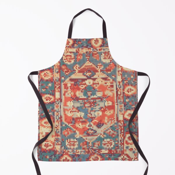 Item preview, Rug glitch red designed and sold by Alessandro Remo Mazzoni Remotextiles.