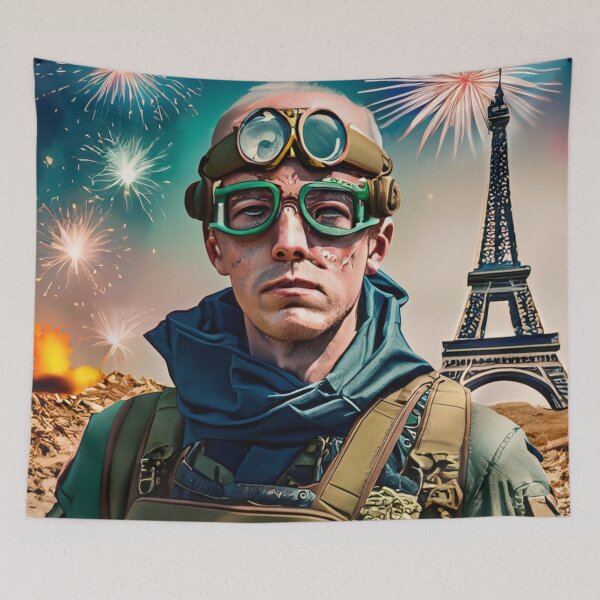 Item preview, Soldier in Paris, July 14 designed and sold by jsebouvi.