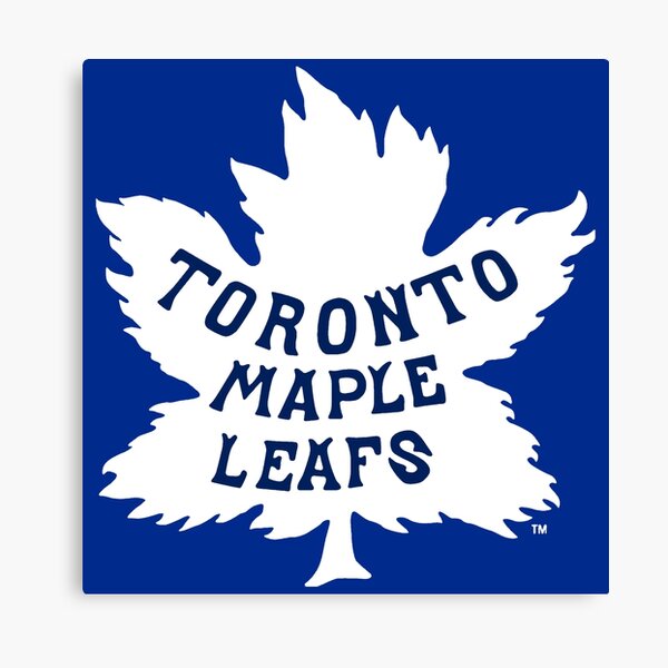 Toronto Maple Leafs Light Blue Leather Emblem – GL Canvas Print Art