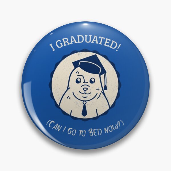 Item preview, I GRADUATED! Can I go to bed now? Classic Seal funny T-Shirt  designed and sold by Rodayna Elnaggar.