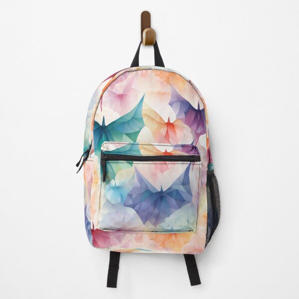 Item preview, Colorful cubist bat pattern rainbow designed and sold by aiveohgraphics.
