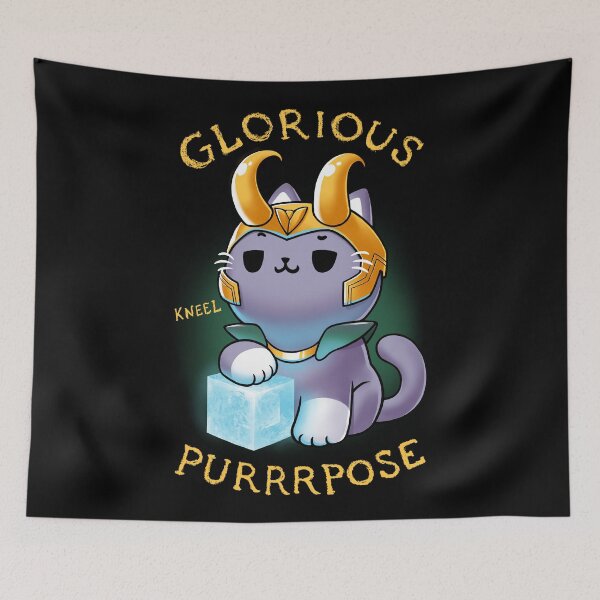Item preview, Funny Cat - Glorious Purpose - Movie Villain designed and sold by BlancaVidal.