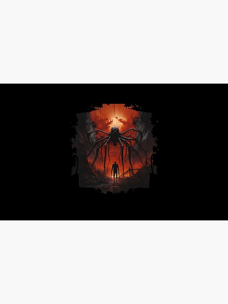 Thumbnail 6 of 6, Pet Bandana, Vintage Demogorgon Movie Poster Stranger Things Fan Art designed and sold by sμ (smew).
