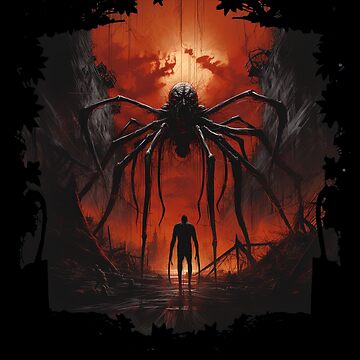 Artwork thumbnail, Vintage Demogorgon Movie Poster Stranger Things Fan Art by smewdesign