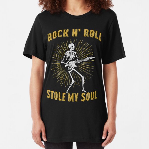 Rock N' Roll - Stole My Soul Slim Fit T-Shirt