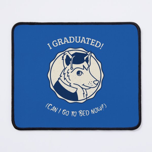 Item preview, I GRADUATED! Can I go to bed now? Classic Fox funny T-Shirt  designed and sold by Rodayna Elnaggar.