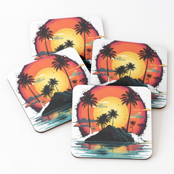Item preview, Island Vibes: Sunset Serenade designed and sold by aigcx.