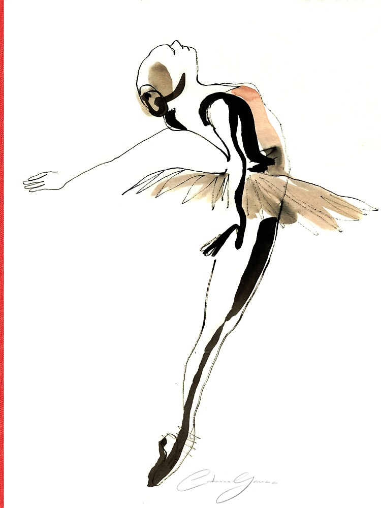 Ballet Dance Drawing by CatarinaGarcia