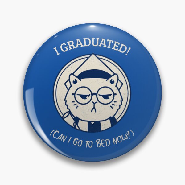 Item preview, I GRADUATED! Can I go to bed now? Classic Cat funny T-Shirt  designed and sold by Rodayna Elnaggar.