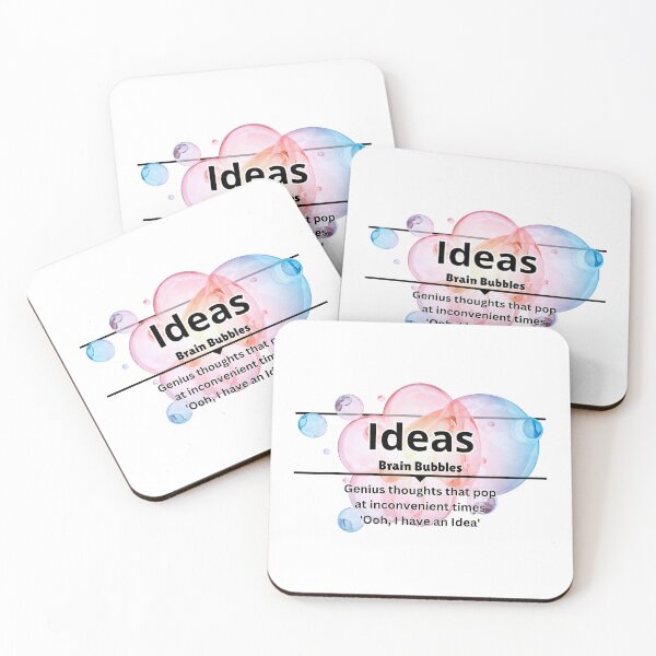 Item preview, Ideas Brain Bubbles Funny Designs designed and sold by DesignXBecky.
