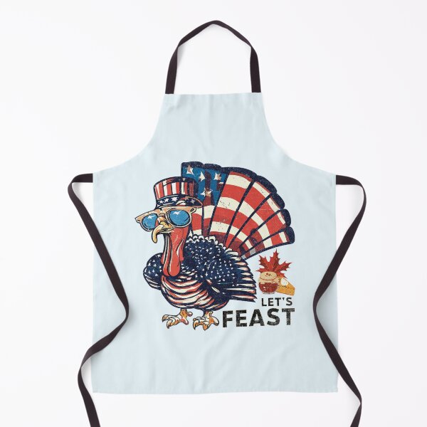 Item preview, Thanksgiving Turkey American Flag - Let's Feast designed and sold by Numero14.