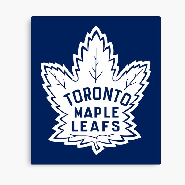 Toronto Maple Leafs Light Blue Leather Emblem – GL Canvas Print Art