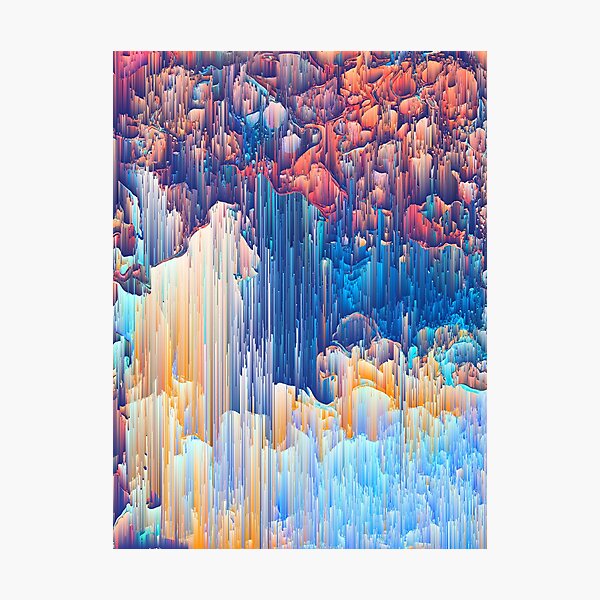 Glitches in the Clouds Photographic Print