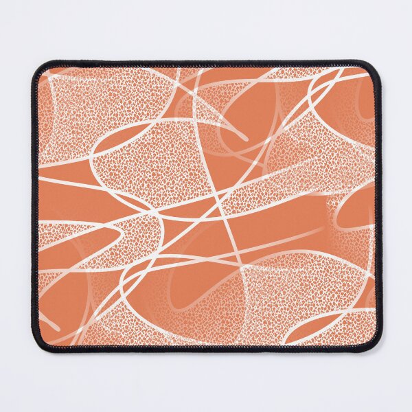 Item preview, Pastel Orange Scribble Line Pattern designed and sold by Artistestella.