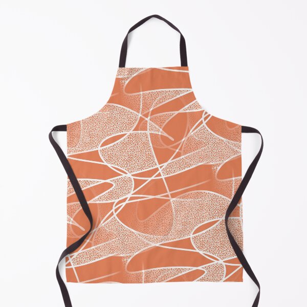Item preview, Pastel Orange Scribble Line Pattern designed and sold by Artistestella.