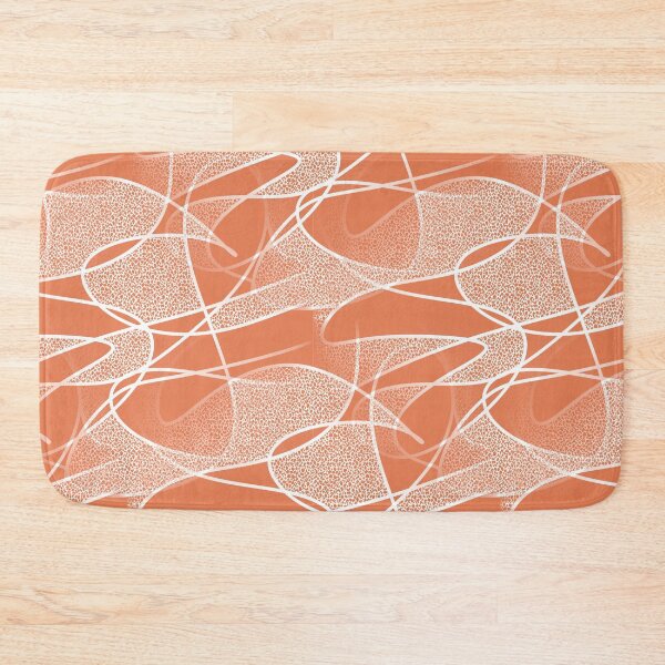 Item preview, Pastel Orange Scribble Line Pattern designed and sold by Artistestella.