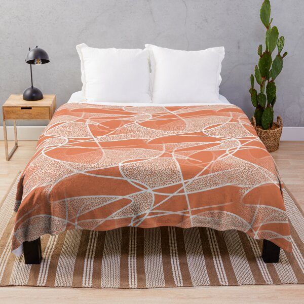 Item preview, Pastel Orange Scribble Line Pattern designed and sold by Artistestella.