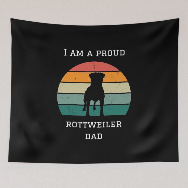 Item preview, Proud Rottweiler Dad T-shirt designed and sold by CrazyFace5.