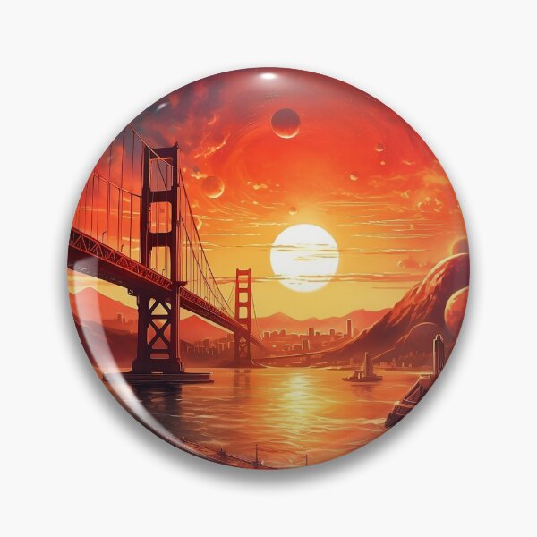 Item preview, Apocaliptic San Francisco bay designed and sold by aiveohgraphics.