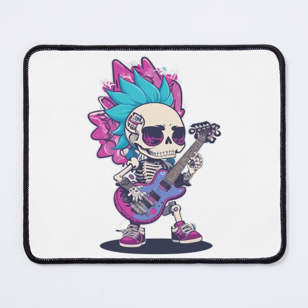 Item preview, Rockin' Kawaii Skeleton Guitarist designed and sold by urbsrepublic.