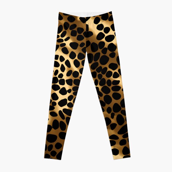 Soft Pastel Rainbow Leopard Spots Leopard Spots Animal Print Leggings