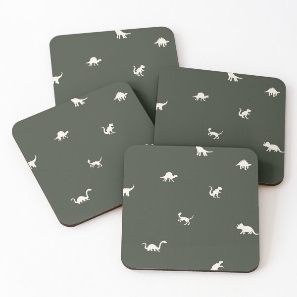 Item preview, Dinosaur Silhouettes - Dark Green designed and sold by Studio Valko.