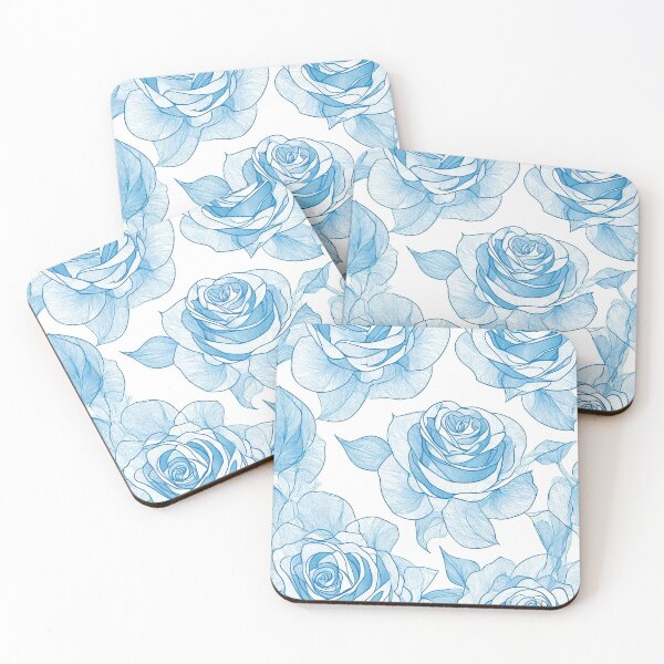 Item preview, Blue rose flowers designed and sold by CoolPixels.