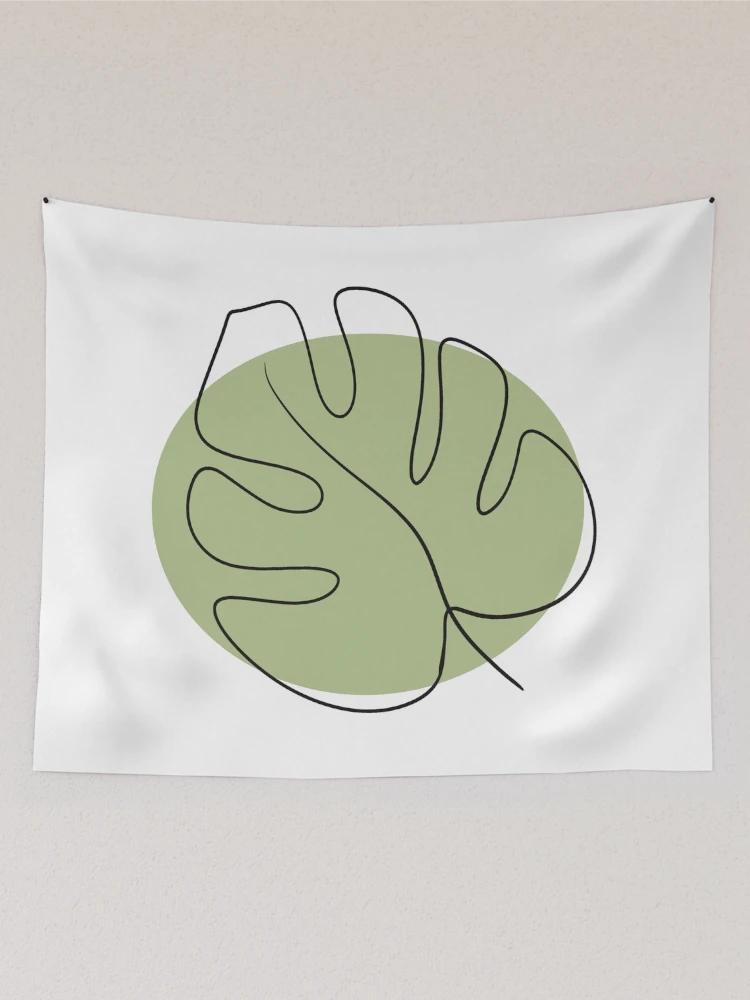 Thumbnail 2 of 3, Tapestry, Abstract shape leaf designed and sold by Ruddean21.