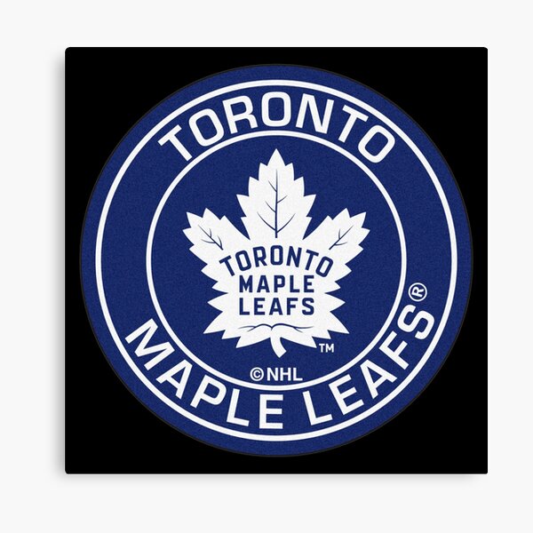 Toronto Maple Leafs Light Blue Leather Emblem – GL Canvas Print Art