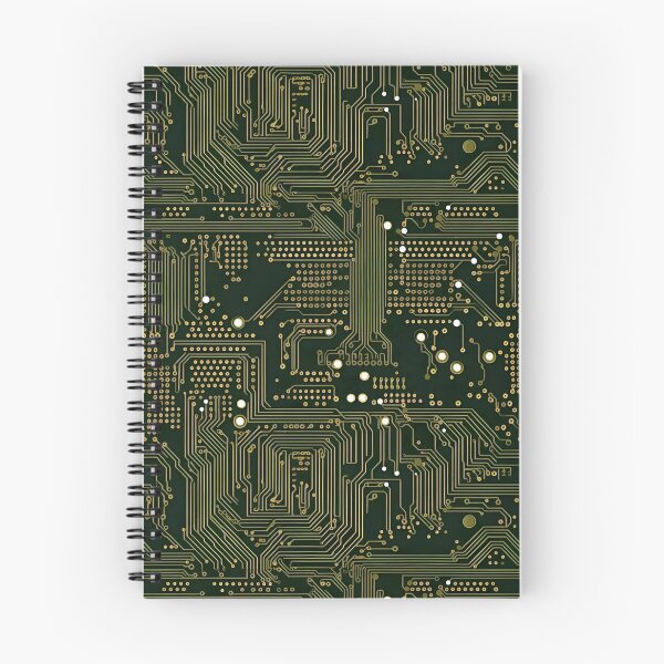Item preview, Olive Green Circuitry Dark Board Seamless Pattern designed and sold by Sturdust.