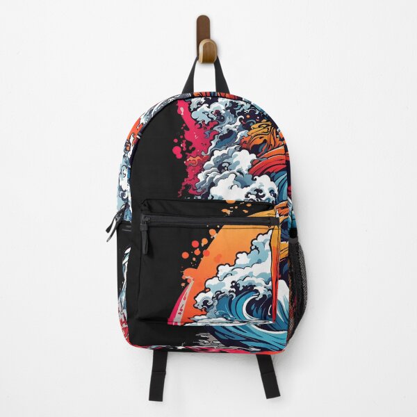 Item preview, Swords smoke and ocean wave Colorful designed and sold by Noblegraphics.