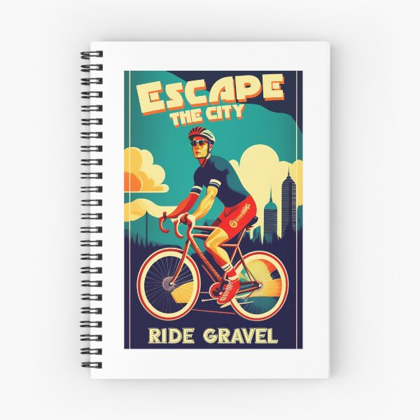 Item preview, Escape The City Ride Gravel Cycling designed and sold by Esskay Designs.